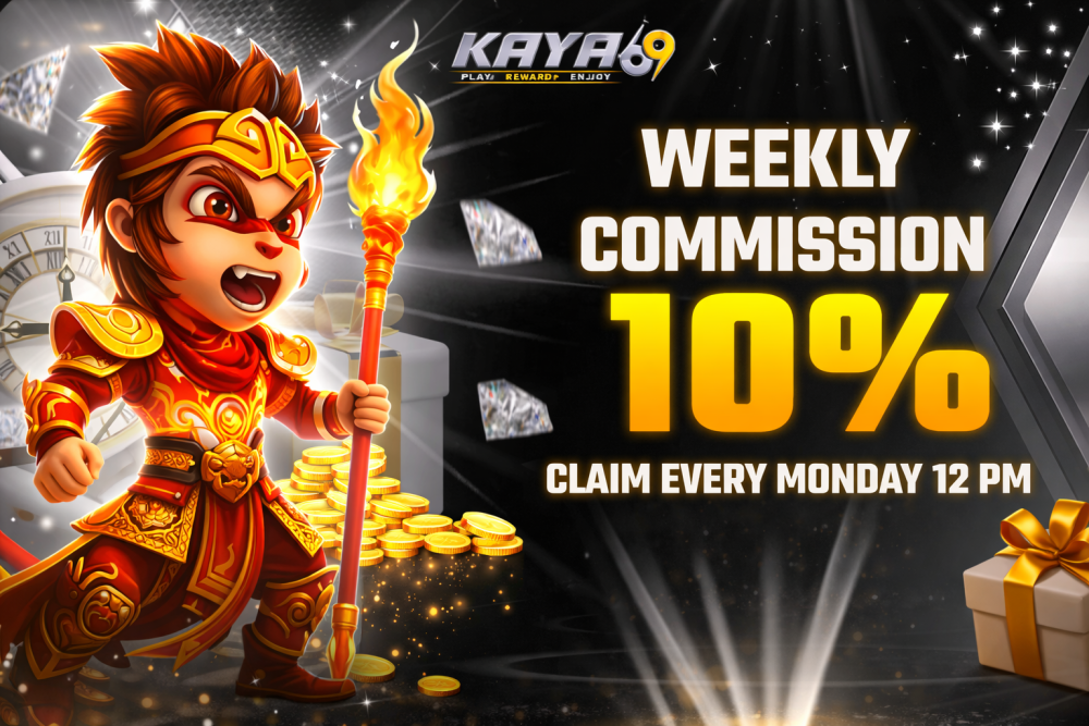 kaya69-weekly-commission-10-percent-claim-every-monday